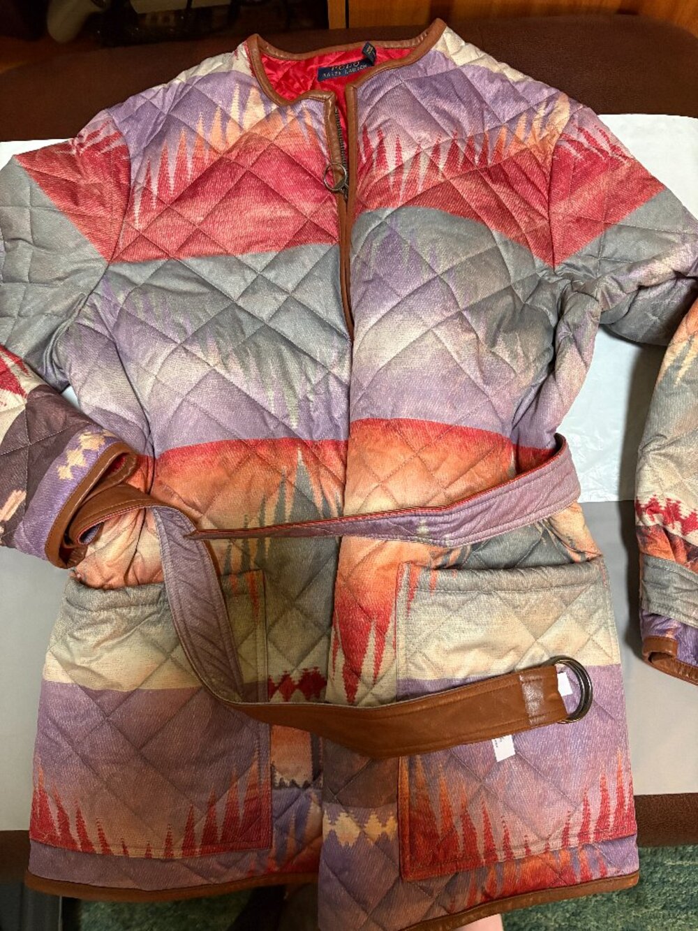 Polo Ralph Lauren Sz M  Aztec Multicolor Jacket